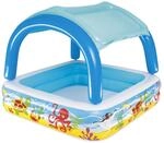 Bestway&reg; Planschbecken mit Sonnenschutzdach 140 x 140 x 114 cm