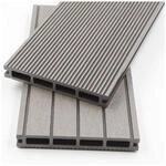 HOME DELUXE WPC Terrassendielen Komplettset (inkl. Unterkonstruktion) SAMANA -