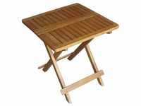 Garten Beistelltisch Akazie klappbar Holz Tisch Klapptisch Holz Balkon Terrasse