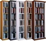 VCM CD Regal Holz CD Schrank mit ESG-Sicherheitsglast&uuml;ren f&uuml;r 204 CDs oder 72