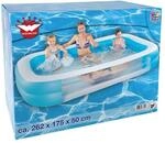 Planschbecken Family Pool 262x175x50cm Sichtfenster Garten Pool Kinderpool