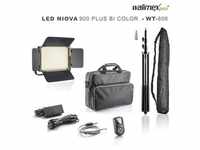 Walimex pro LED Niova 900 Plus Bi Color 54W Set mit WT-806 Stativ