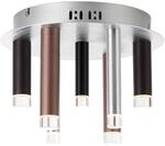 BRILLIANT Lampe Cembalo LED Deckenleuchte 7flg braun/Kaffee 7x 4W LED integriert,