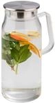 APS 1,5 Liter Glaskaraffe Glas/ Edelstahl