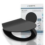 Sch&uuml;tte Duroplast WC-Sitz Slim Black