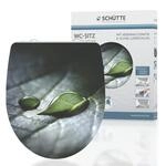 Sch&uuml;tte Duroplast HG WC Sitz RAIN DROP, Hochgl&auml;nzende mit Absenkautomatik und