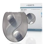 Sch&uuml;tte WC Sitz Yin & YANG, Duroplast Toilettendeckel mit Absenkautomatik Motiv