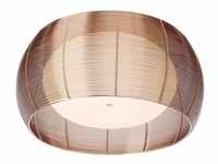 BRILLIANT Lampe Relax Deckenleuchte 50cm bronze/chrom 2x A60, E27, 30W, g.f.