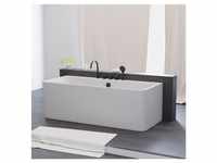 TroniTechnik® Badewanne SARIA Maße ca. 170 x 80 x 58cm Wanne, inkl. schwarze