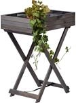 Dobar 58500e Klappbarer Kr&auml;utertisch, Kiefer