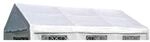 DEGAMO Ersatzdach / Dachplane PALMA f&uuml;r Zelt 4x6 Meter, PE weiss 180g/m&sup2;, incl.