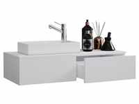Gudas Bad Möbel Set Waschbecken Unterschrank Wandspiegel Badezimmer Waschtisch