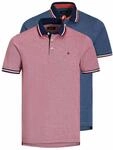 JJEPAULOS POLO 2PK Herren Poloshirt