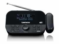 Lenco CR-615BK - DAB+ und FM-Radiowecker mit Zeitprojektion