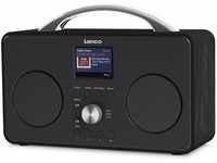 Lenco Internet-Radio PIR-645 mit DAB+/FM Radio, wiederaufladbarem Akku und Bluetooth,
