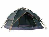 Outsunny Quick-Up-Zelt für 2 Personen + 1 Kind dunkelgrün 210 x 210 x 140 cm
