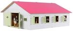 KidsGlobe Pferdestall Bauernhof, mit 7 Pferdeboxen, Holz, Reiterhof mit Faltdach