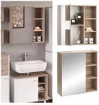 Vicco Spiegelschrank Badspiegel Badschrank Senyo Sonoma Badezimmerspiegel