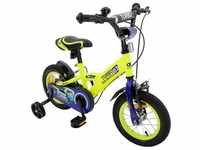 Actionbikes Kinderfahrrad Turbo 12 Zoll, Stützräder, V-Brake-Bremsen,