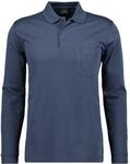 Soft Knit Polo Knopf Langarm Herren Poloshirt