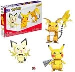 Mattel GYH06 - Mega - Pok&egrave;mon - Trio (Pichu, Pikachu, Raichu)