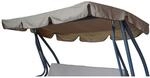 DEGAMO Dachplane f&uuml;r Hollywoodschaukel MIAMI 228x120cm, cremefarben