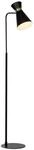 BRILLIANT Lampe Goldy Standleuchte 1flg schwarz-matt/gold 1x A60, E27, 28W, g.f.