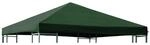 DEGAMO Ersatzdach f&uuml;r Metall- und Alupavillon 3x3 Meter gr&uuml;n, wasserdicht