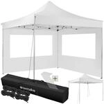 tectake&reg; Aluminium Pavillon, 3 x 3 m, faltbar und h&ouml;henverstellbar, inklusive