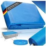 tectake&reg; Pool-Solarfolie, rechteckig und selbstschwimmend, St&auml;rke 110 &micro;m, 160 x