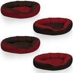 BedDog&reg; Hundebett SUNNY 4in1 oder einfarbig, waschbar, mit Rand, Hundekissen