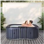 Miweba MSpa Whirlpool Urban Nest U-NE021 Rattan-Tisch M-ONE und