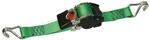 Kerbl Automatik-Zurrgurt mit Aufrollfunktion Farbe gr&uuml;n, L&auml;nge 3 m, Breite 50 mm