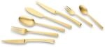 Echtwerk Tafelbesteck Avelino - 42 tlg - Gold-Edition