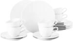 Seltmann Weiden Kaffeeservice Life Wei&szlig; 18er Set