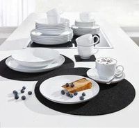 Seltmann Weiden Kombiservice Lido Black Line 30er Set