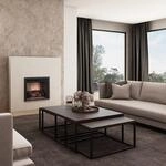 BALDERIA Elektrokamin Calida 23 - Einbau mit Heizung 2000 W, 3D-Flamme