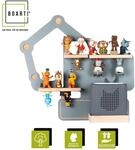 BOARTI Kinderregal Bagger h&auml;ngend f&uuml;r Toniebox und Tonie Figuren platzsparendes