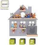 BOARTI Kinderregal Haus h&auml;ngend f&uuml;r Toniebox und Tonie Figuren platzsparendes