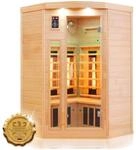 Dewello&reg; Infrarotkabine Infrarotsauna LAKEFIELD 120cm x 120cm inkl. 5