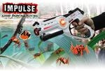 JAMARA Impulse Laser Gun Bug Hunt Set weiss/orange