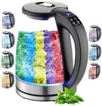 Ecosa Glas Wasserkocher m. Temperatureinstellung LED Beleuchtung 1.8L