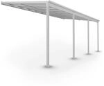 Juskys Terrassendach Borneo 6x3 m Aluminium mit Doppelstegplatten
