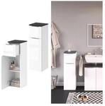 VICCO Badmidischrank OTIS Wei&szlig; - Badezimmerschrank Hochschrank Regal Badregal Bad