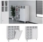 Vicco W&auml;scheschrank Fynn Badschrank mit W&auml;schekorb Badezimmerschrank Badm&ouml;bel