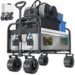KESSER&reg; Bollerwagen faltbar mit Breite Reifen Handwagen Transportkarre Ger&auml;tewagen 