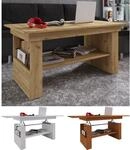 VCM Holz Couchtisch schlicht Ma&szlig;e ca. H. 52 x B. 115 x T. 58 cm Wohnzimmertisch