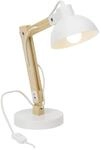 BRILLIANT Lampe Moda Tischleuchte wei&szlig; 1x A60, E27, 25W, geeignet f&uuml;r