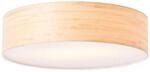 BRILLIANT Lampe, Romm Deckenleuchte 38cm holz hell/wei&szlig;, 2x A60, E27, 33W, F&uuml;r