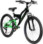 Galano FS180 Jugendfahrrad 24 Zoll Mountainbike 130 - 145 cm 21 G&auml;nge M&auml;dchen